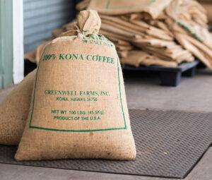 Sack of 100% Kona Coffee Bad Ass Coffee