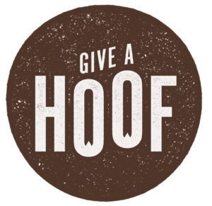 give a hoof logo